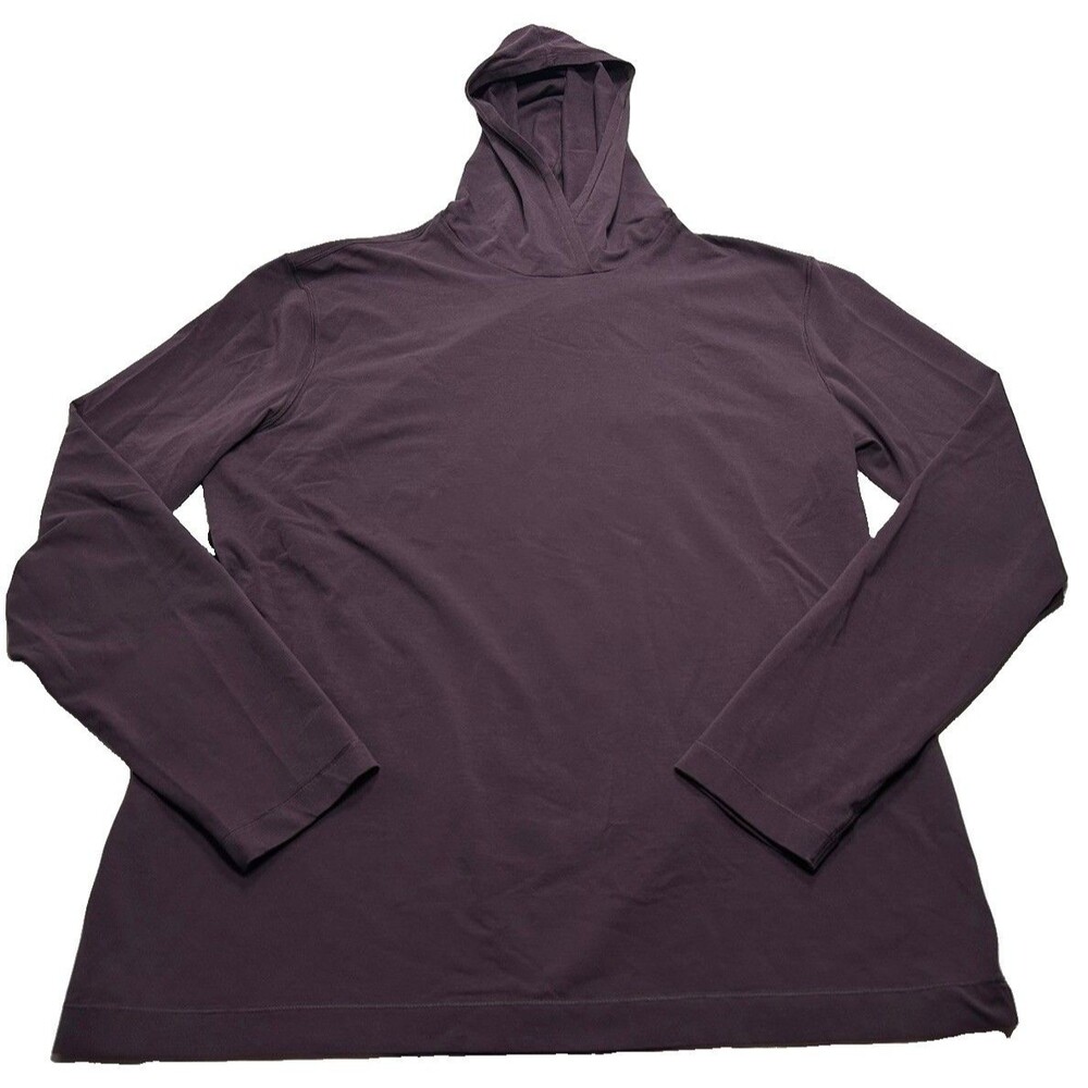 Men's Public Rec Long Sleeve Go To Hoodie Lightweight Size Large Blackberry